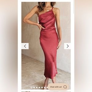 Josephina Wine Dress